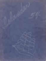 Bar Harbor High School 1954 yearbook cover photo