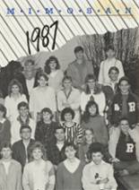 Roswell High School 1987 yearbook cover photo
