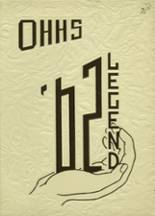 Ottawa Hills High School 1962 yearbook cover photo
