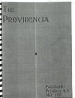 Providence High School 1935 yearbook cover photo