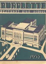 Beaumont High School 1937 yearbook cover photo