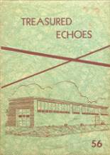 Milaca High School 1956 yearbook cover photo