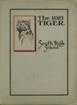 South High School 1921 yearbook cover photo