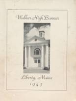 Walker High School 1945 yearbook cover photo
