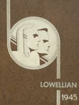 Lowell High School 1945 yearbook cover photo