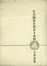 Lawrence Academy 1959 yearbook cover photo