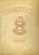Brockton High School 1955 yearbook cover photo