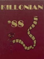 Killingly High School 1988 yearbook cover photo