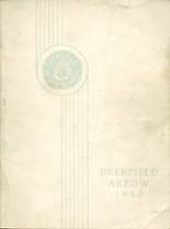 Deerfield High School 1950 yearbook cover photo