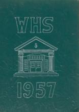 Williamstown High School 1957 yearbook cover photo