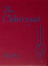 St. Clair High School 1951 yearbook cover photo