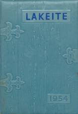 Silver Lake High School 1954 yearbook cover photo