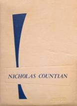 Nicholas High School 1958 yearbook cover photo
