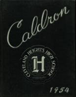 Cleveland Heights High School 1954 yearbook cover photo