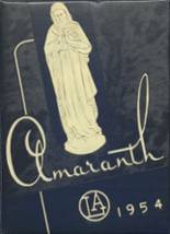 Our Lady of Angels High School 1954 yearbook cover photo