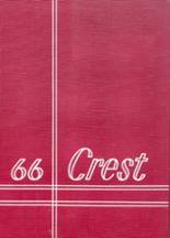 Creston High School 1966 yearbook cover photo