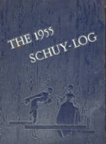 Schuyler High School 1955 yearbook cover photo