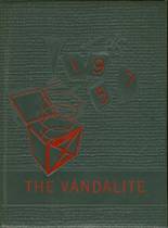 Van High School 1957 yearbook cover photo