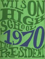 Wilson High School 1970 yearbook cover photo