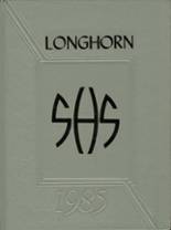 1985 Spade High School Yearbook from Spade, Texas cover image