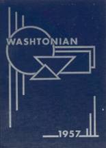 Washington High School 1957 yearbook cover photo