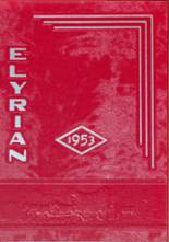 Elyria High School 1953 yearbook cover photo