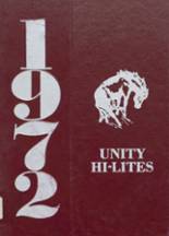 Unity High School 1972 yearbook cover photo