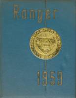 Roosevelt High School 1959 yearbook cover photo