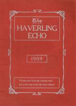 Haverling High School 1909 yearbook cover photo