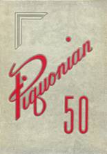 Piqua High School 1950 yearbook cover photo