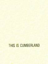 Cumberland High School 1970 yearbook cover photo