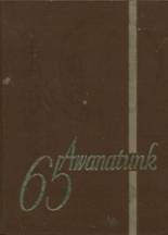 Tunkhannock Area High School 1965 yearbook cover photo