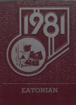 Eaton Rapids High School 1981 yearbook cover photo