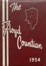 Wheelwright High School 1954 yearbook cover photo