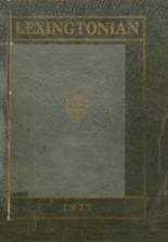 New Lexington High School 1923 yearbook cover photo