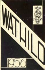 Waterloo High School 1956 yearbook cover photo