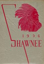 Shawano High School 1954 yearbook cover photo