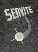 Servite High School 1958 yearbook cover photo