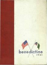 Benedictine High School 1961 yearbook cover photo