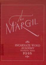 Incarnate Word Academy 1948 yearbook cover photo
