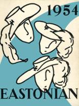 East High School 307 1954 yearbook cover photo