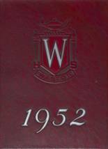 Weston High School 1952 yearbook cover photo