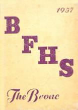 Belle Fourche High School 1957 yearbook cover photo