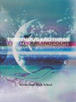 Brookeland High School 2004 yearbook cover photo
