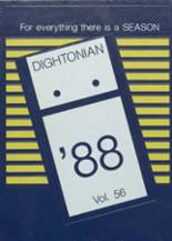 Dighton High School 1988 yearbook cover photo