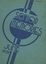 Oakland Technical High School 1939 yearbook cover photo