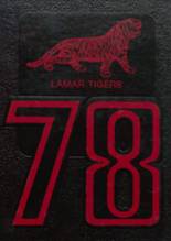 Lamar High School 1978 yearbook cover photo