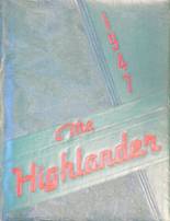 Highland Park High School 1947 yearbook cover photo