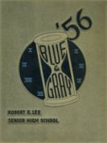 Robert E. Lee High School 1956 yearbook cover photo