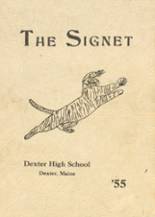 Dexter High School 1955 yearbook cover photo